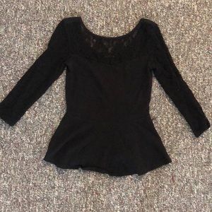 3/4 sleeve peplum top